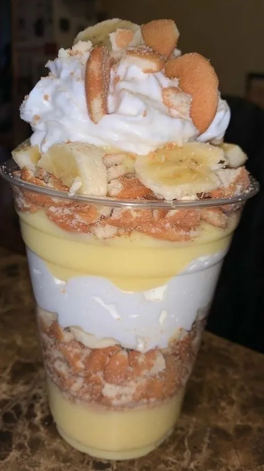 ai character: Banana pudding👀 background