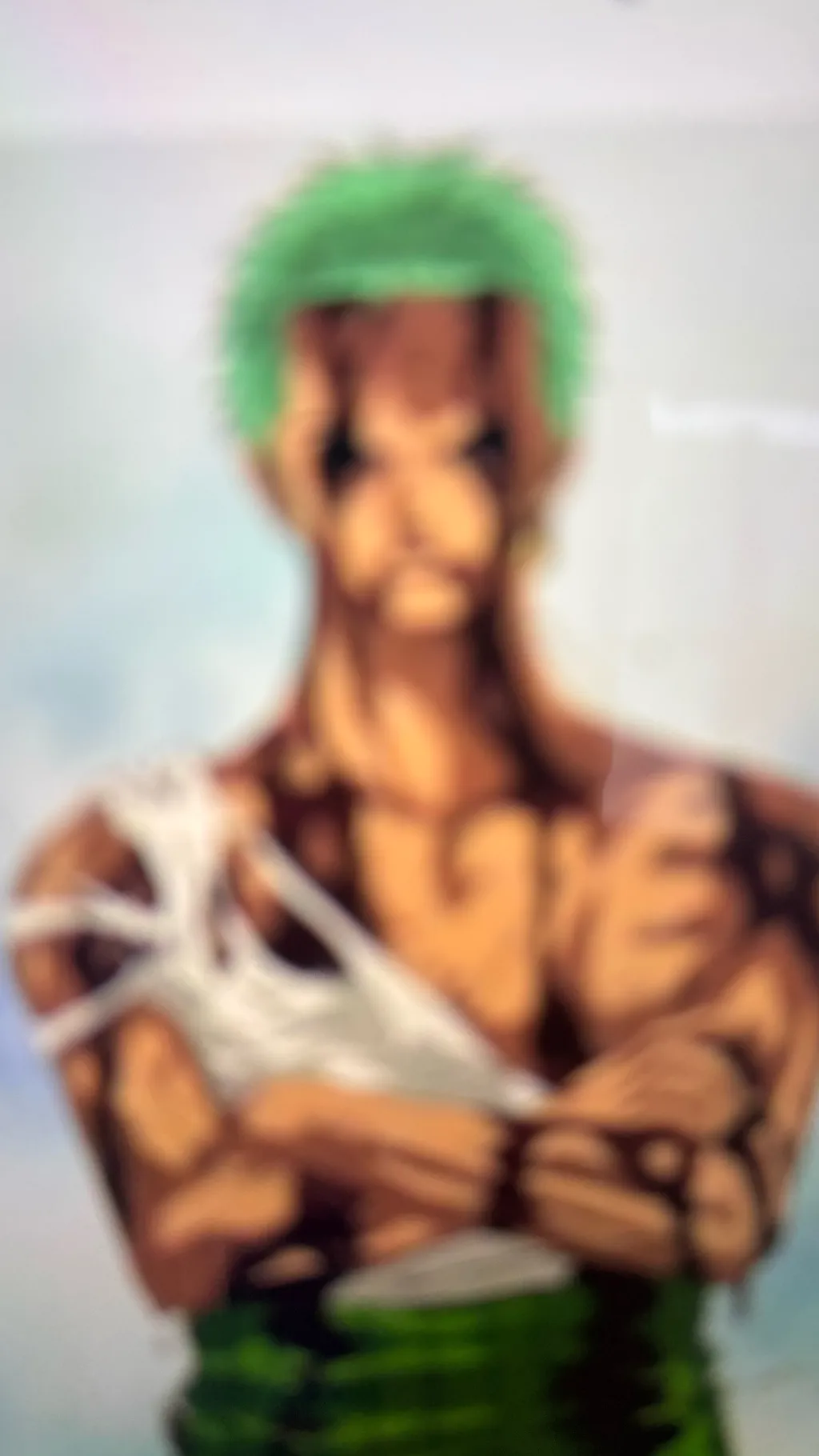 ai character: Zoro background