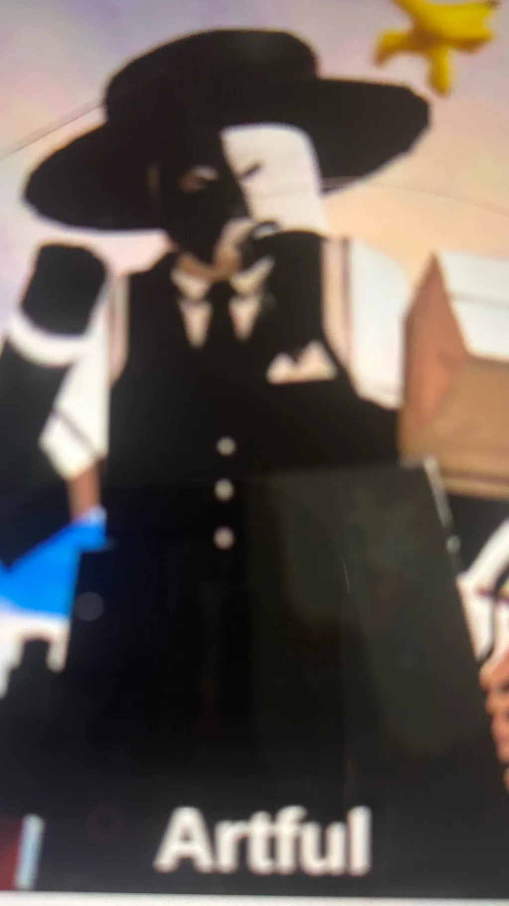 ai character: Artful background