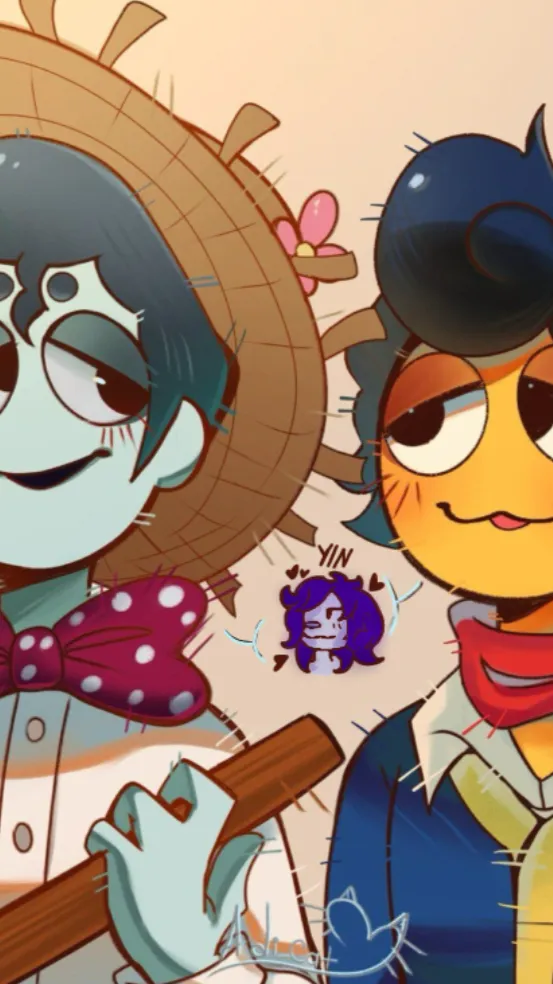 ai character: Wally and Oliver background