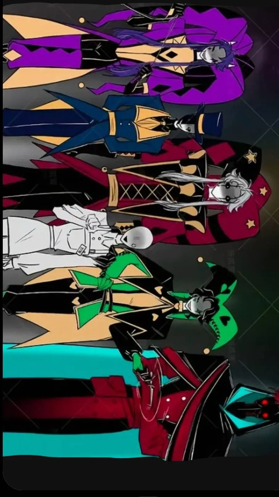 ai character: The freak circus background
