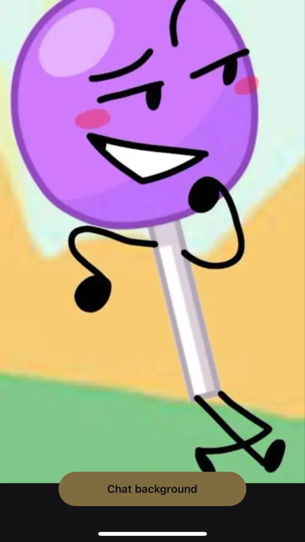 ai character: Gay bomb in BFB background