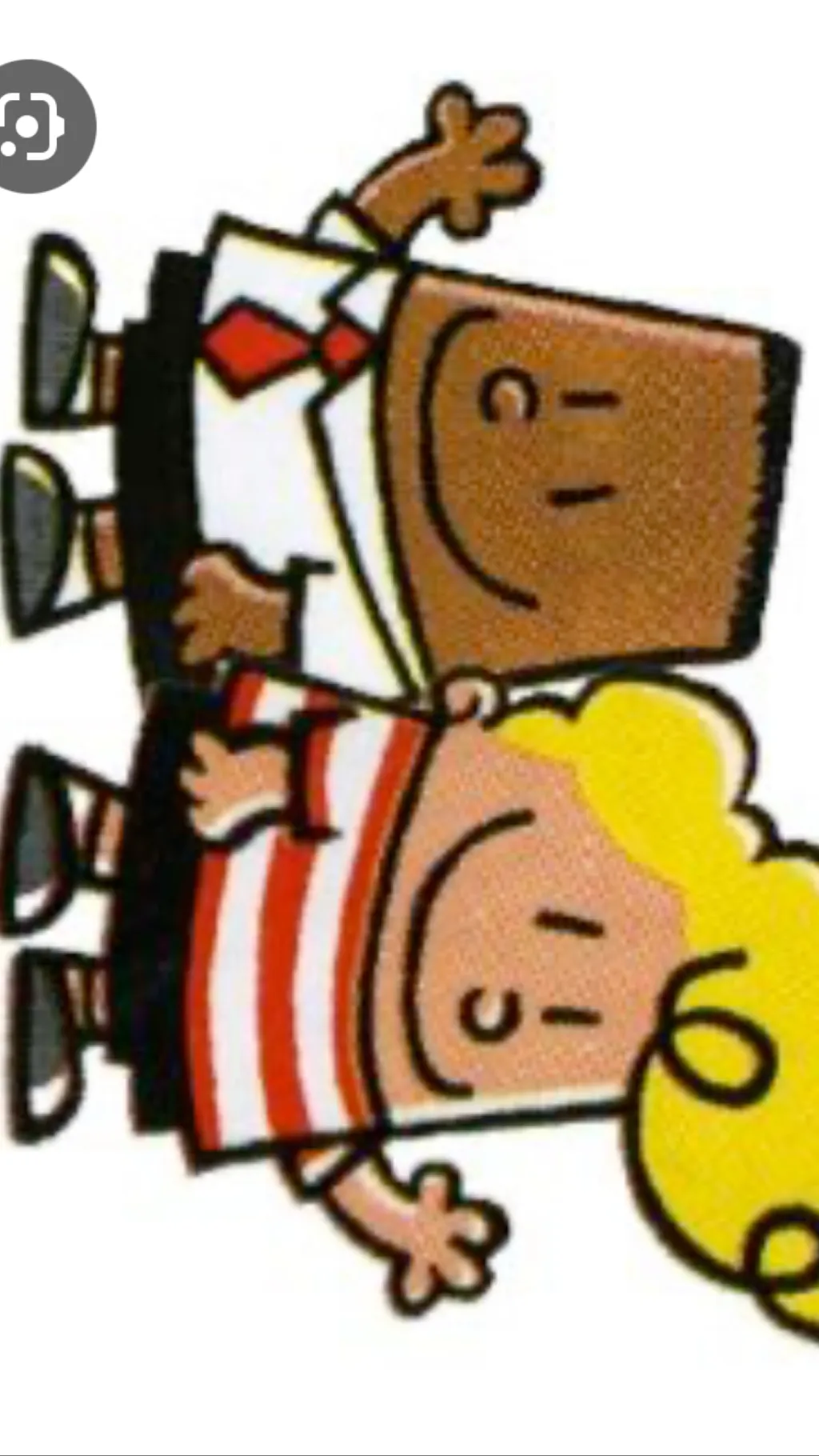 ai character: George and Harold background