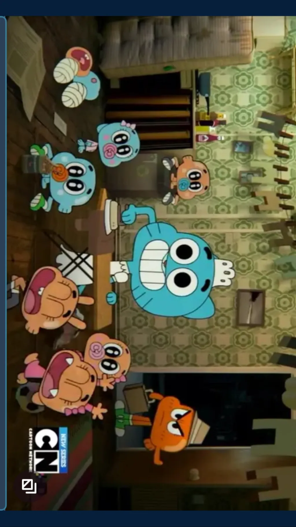 ai character: The dress gumball background