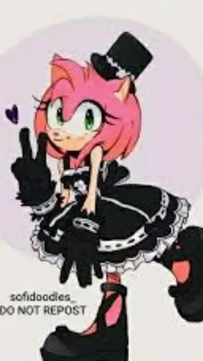 ai character: Amy rose! background