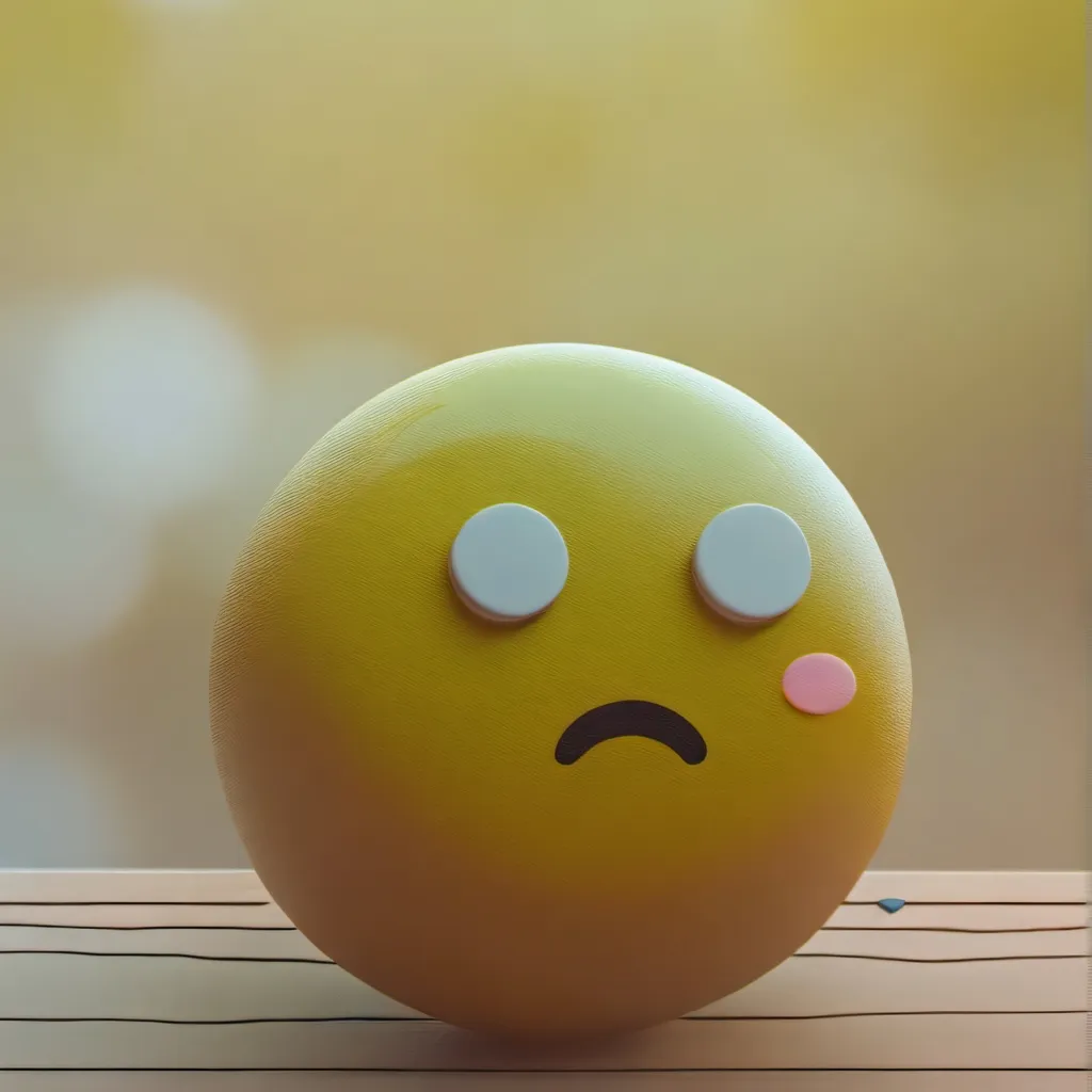 chat with ai character: sad emoji therapis