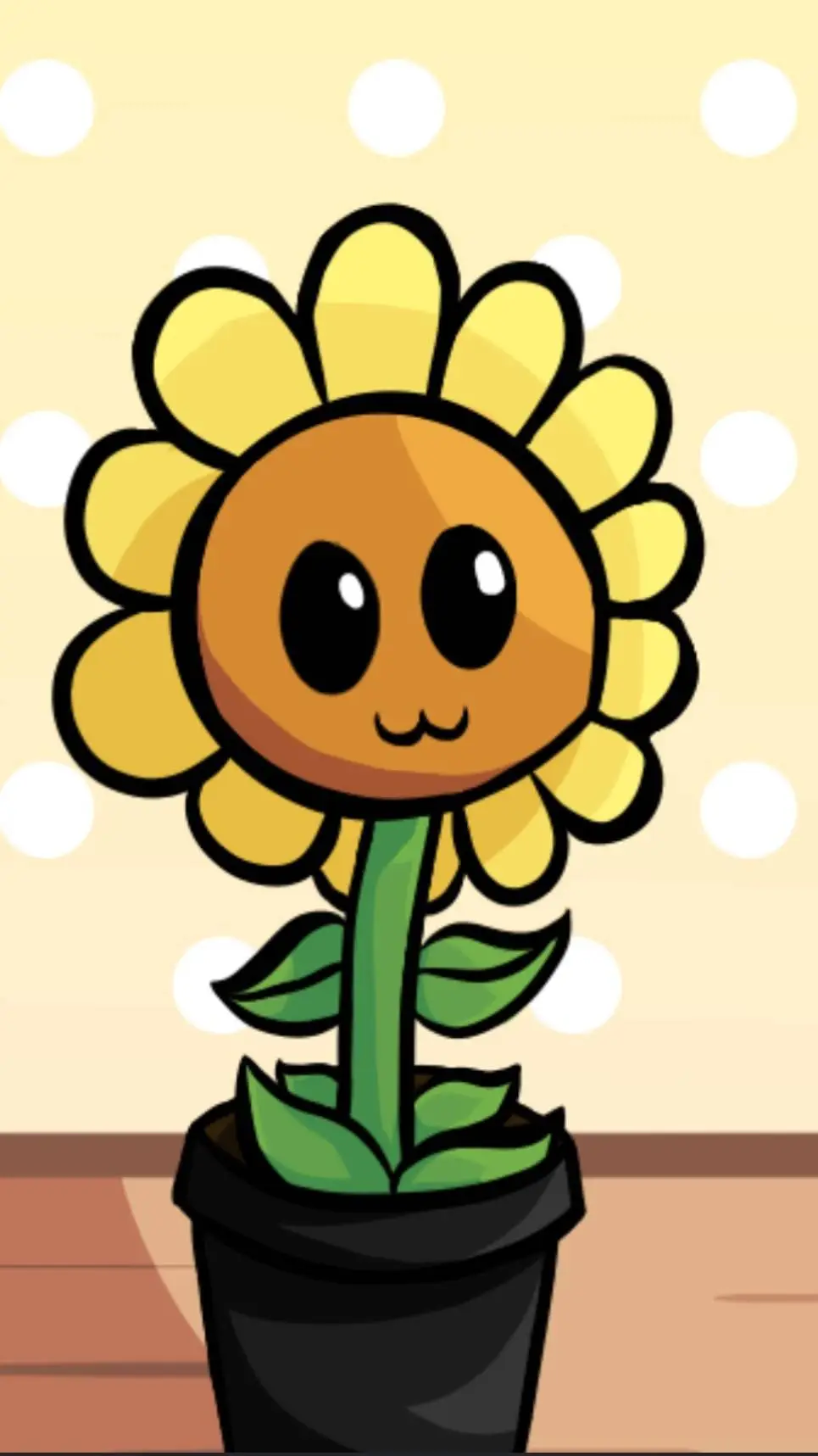 ai character: sunflower background