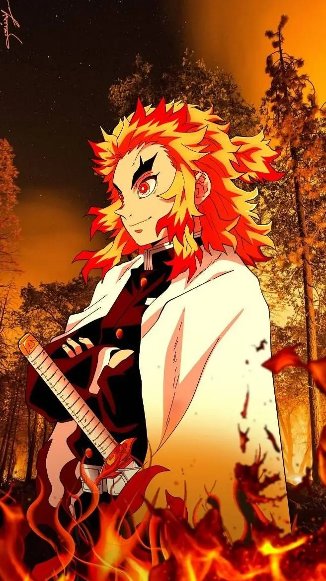 ai character: Rengoku background