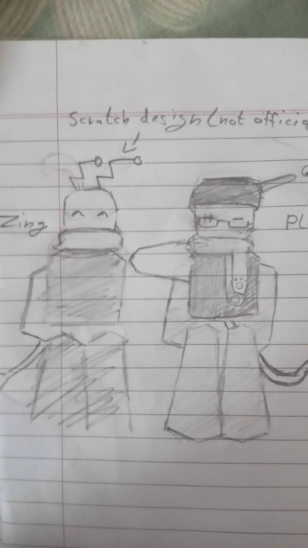 ai character: Zing and Pluto/OCs background