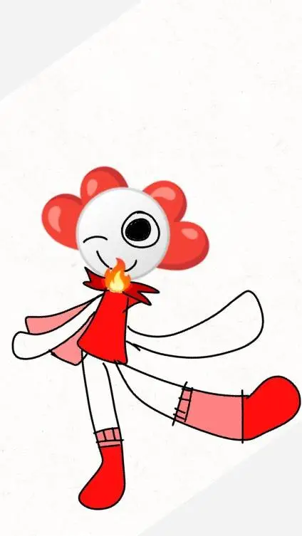 ai character: emoji cat background