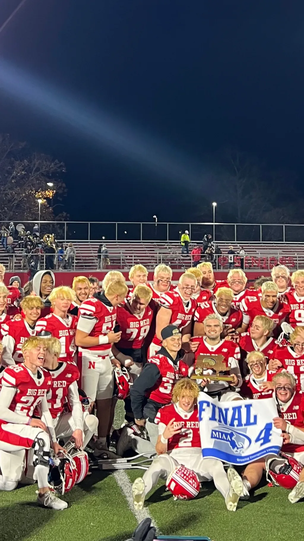 ai character: The football team  background