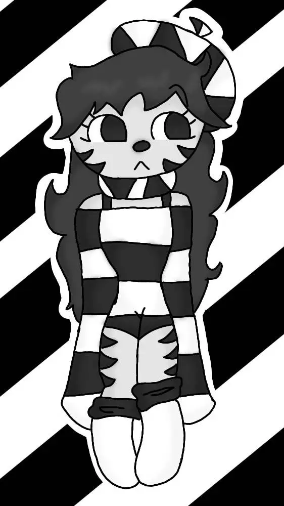 ai character: 🖤🤍Aroara🤍🖤 background