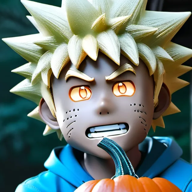 chat with ai character: Mha pumkin carve