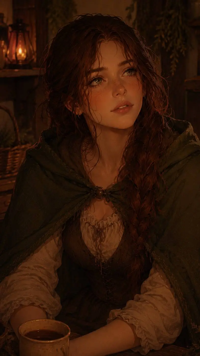 ai character: Elara Valewood background