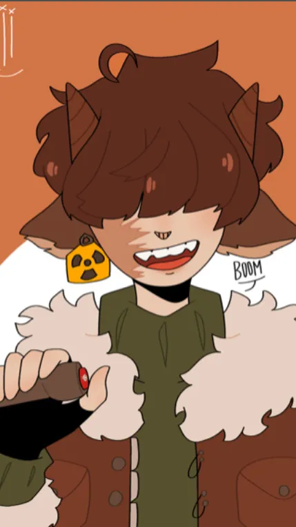ai character: Tubbo  background