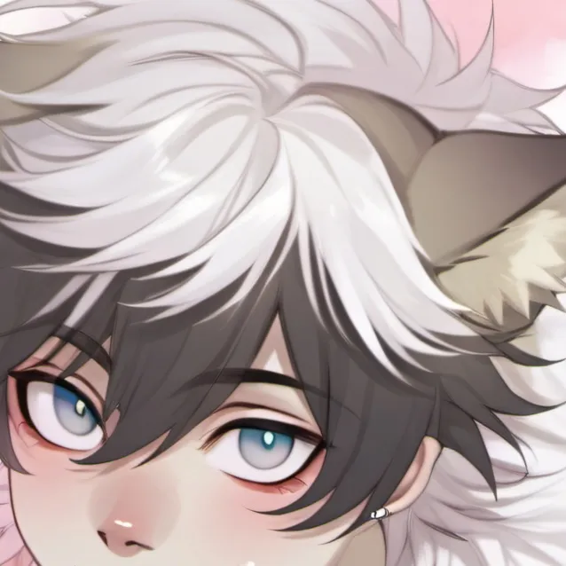 chat with ai character: White wolf hybrid 