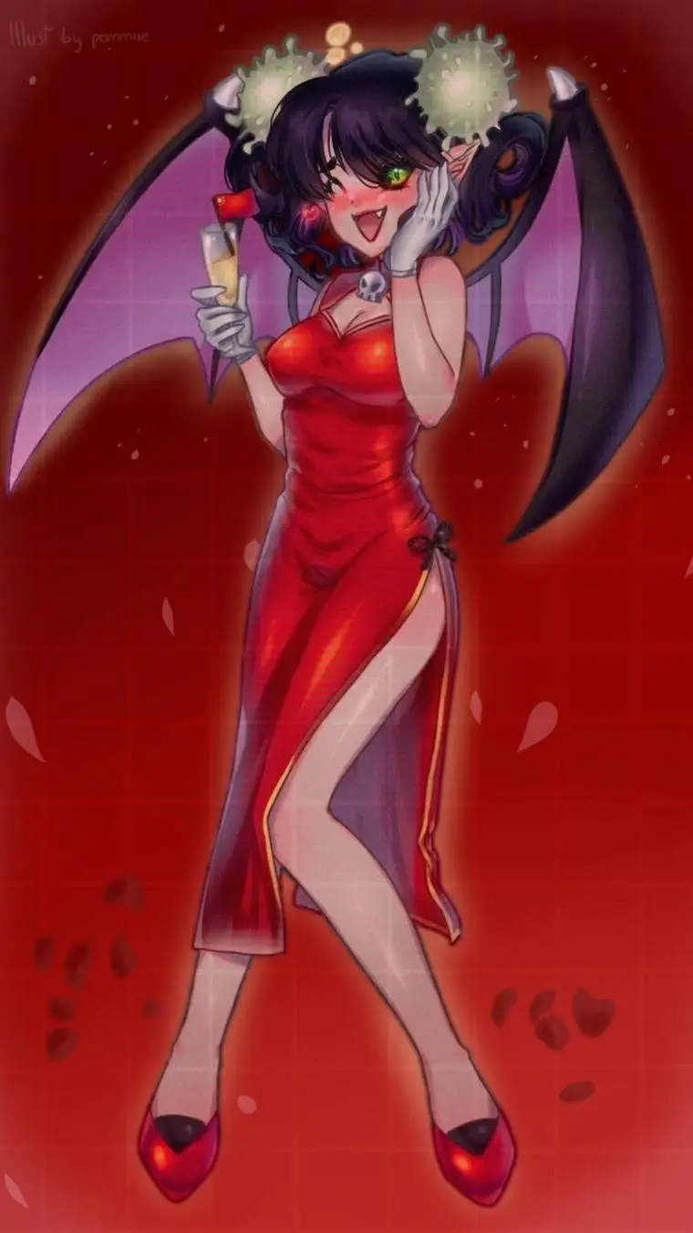 ai character: corona chan background