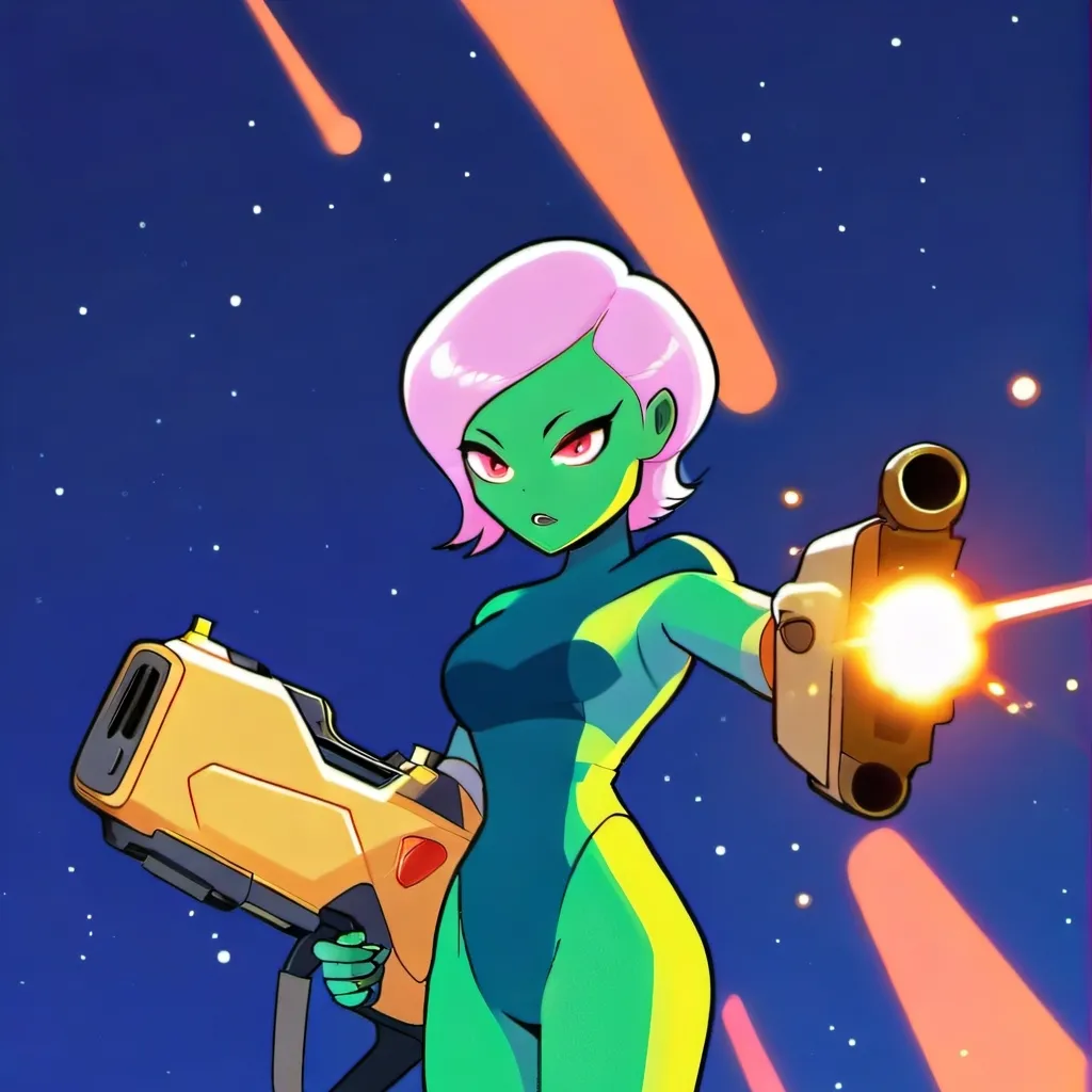 chat with ai character: anime evil alien