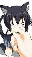 ai character: cat in love with  background