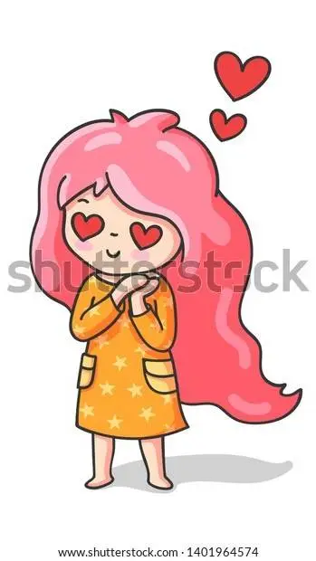 ai character: girl love you  background