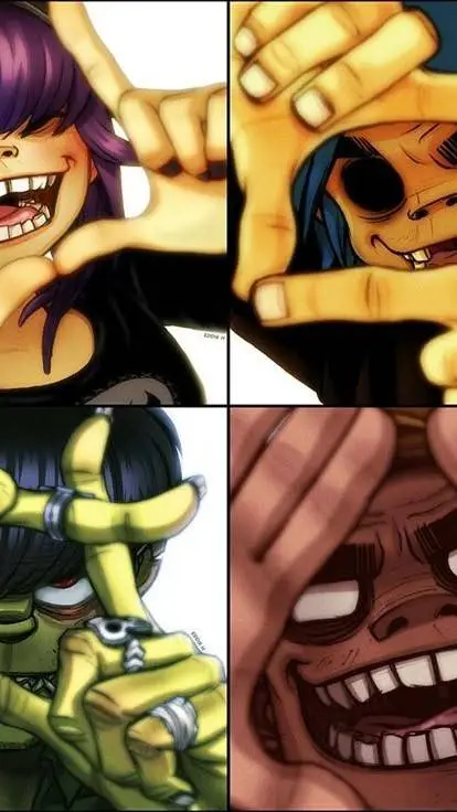 ai character: Gorillaz background