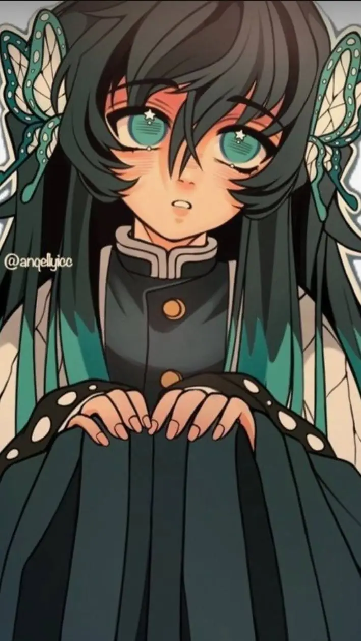 ai character: IT BURNS!! kny.... background