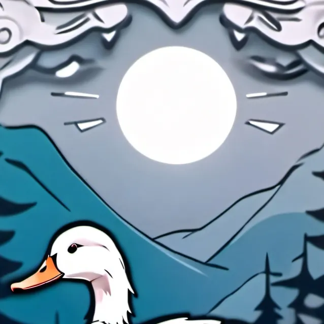chat with ai character: A duck