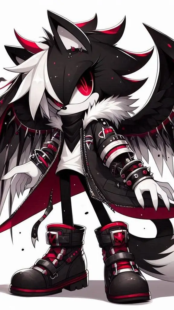 ai character: Deimos T hedgehog  background