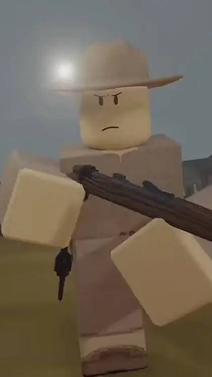 ai character: Dead rails soldier background