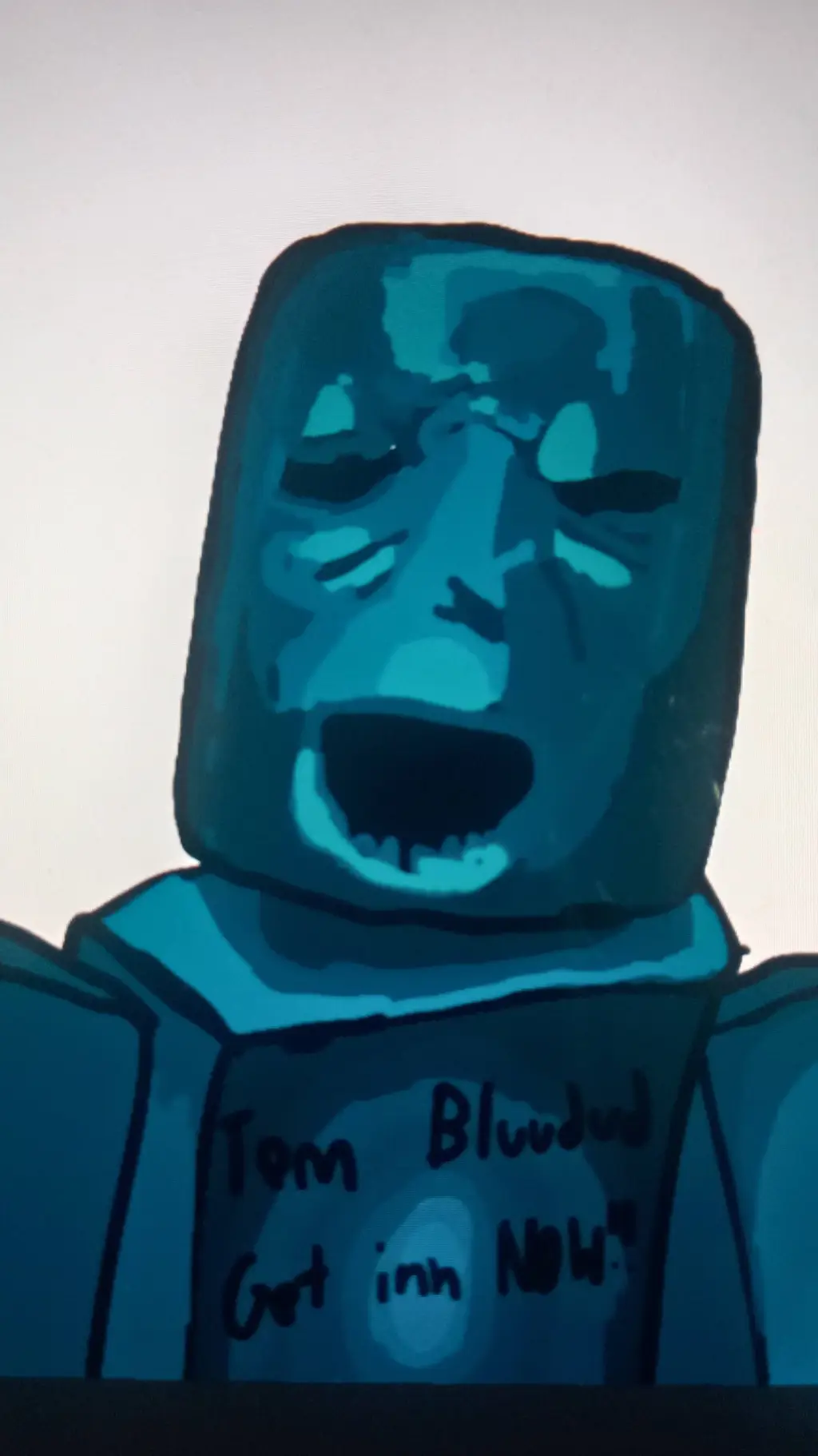 ai character: Bluudud got served background