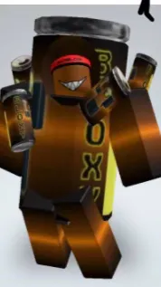 ai character: Bloxyalien background