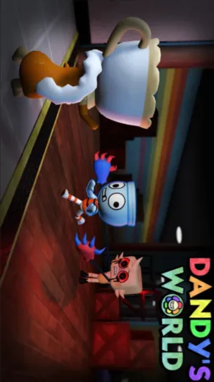 ai character: Dandy world ￼ background