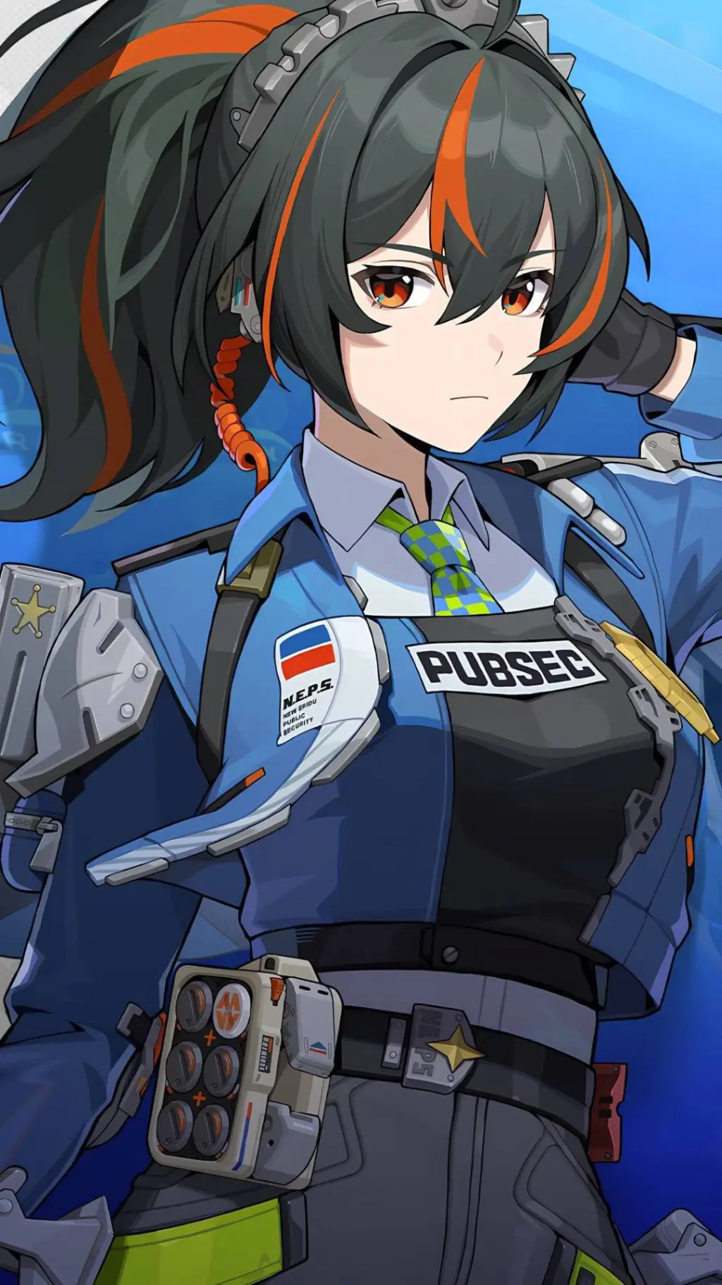 ai character: 朱鸢 background