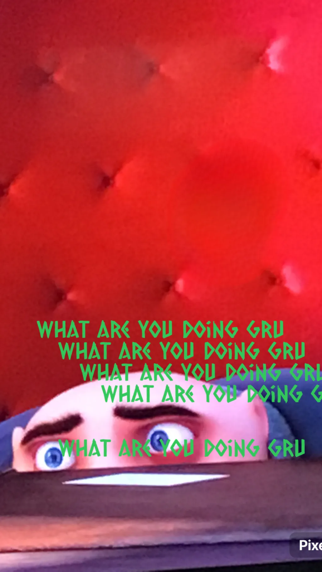 ai character:  Gru despicable m4 background