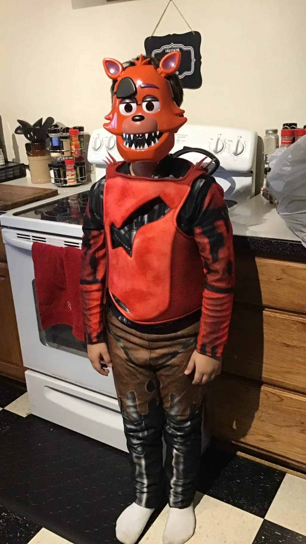 ai character: Foxy background