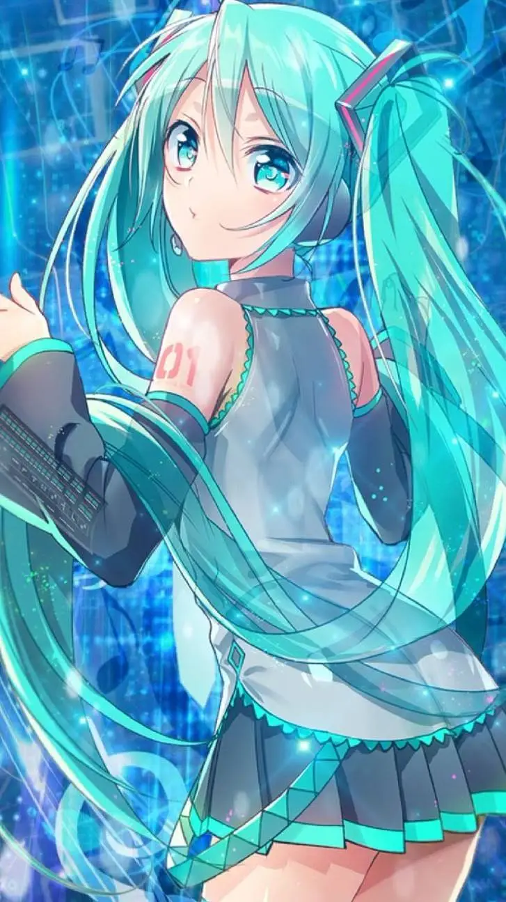 ai character: Hatsune Miku background