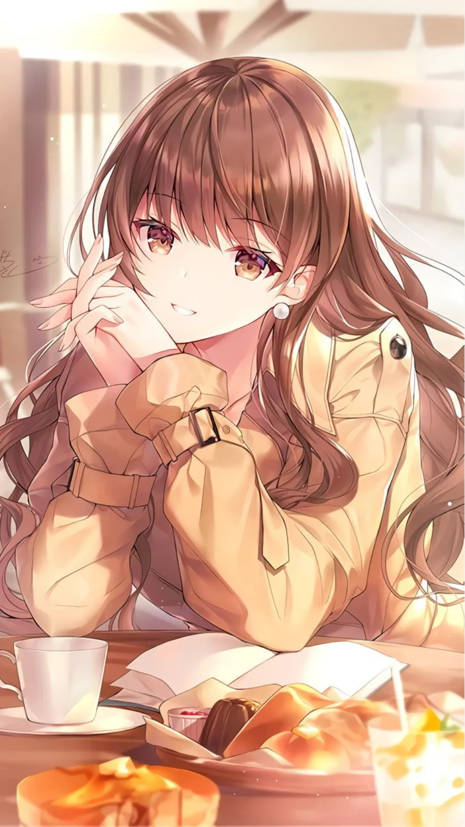 ai character: Amy  background