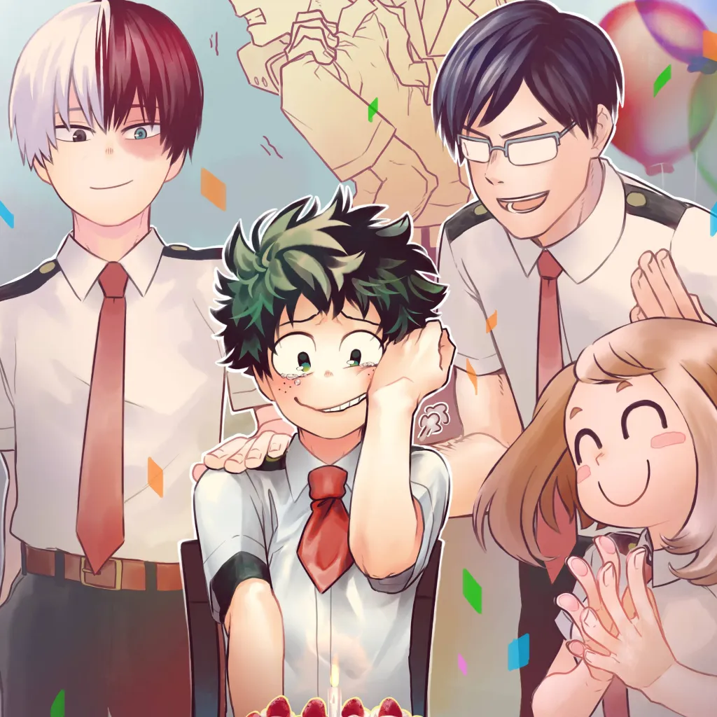 chat with ai character: Dekus b-day