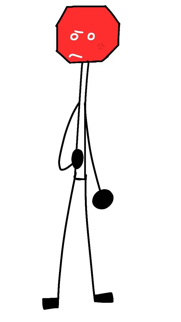 ai character: Stop Sign background