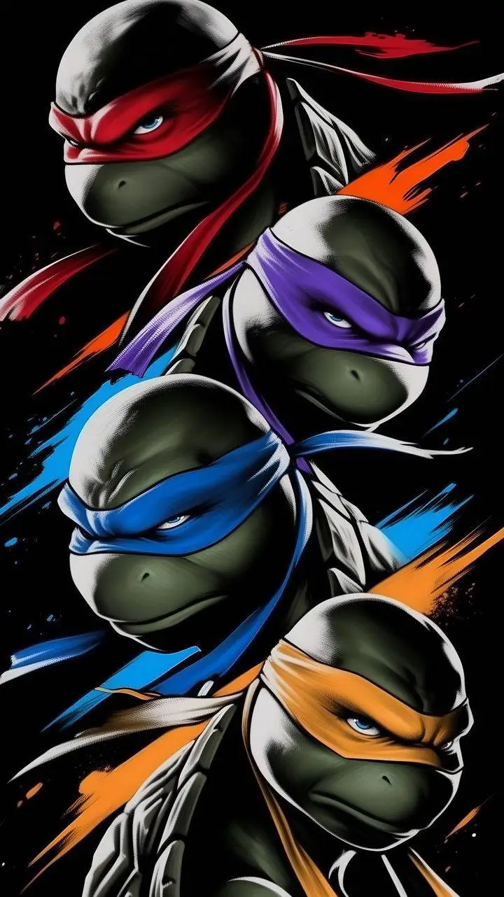 ai character: TNMNT background