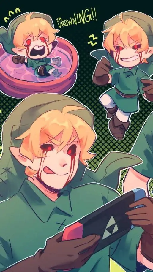 ai character: Ben drowned background