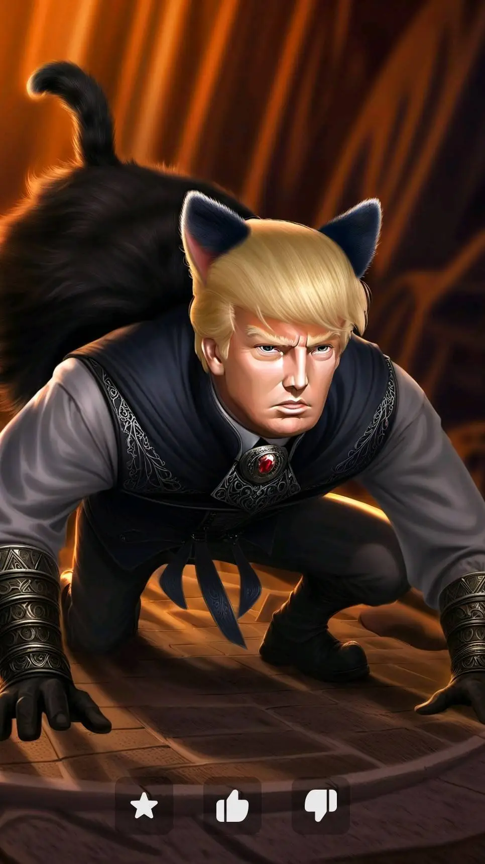 ai character: trump background