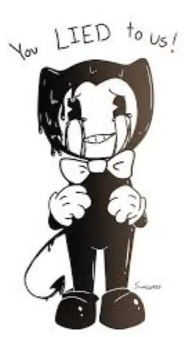 ai character: 🌙☀️🔹bendy🔹☀️🌙 background