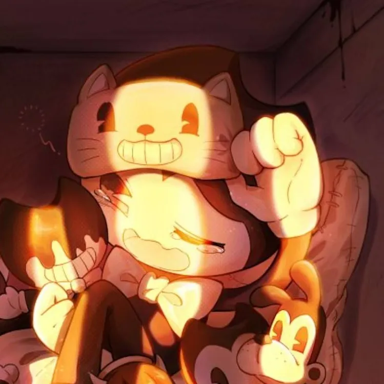 chat with ai character: ☀️🌙🔹bendy🔹🌙☀️