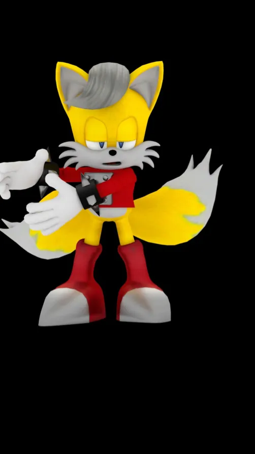 ai character: Anti Tails background