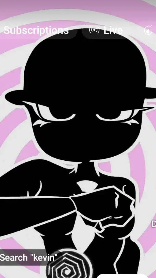 ai character: jevin x black background