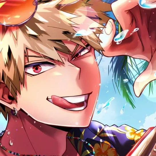 chat with ai character: Katsuki~Beach Day