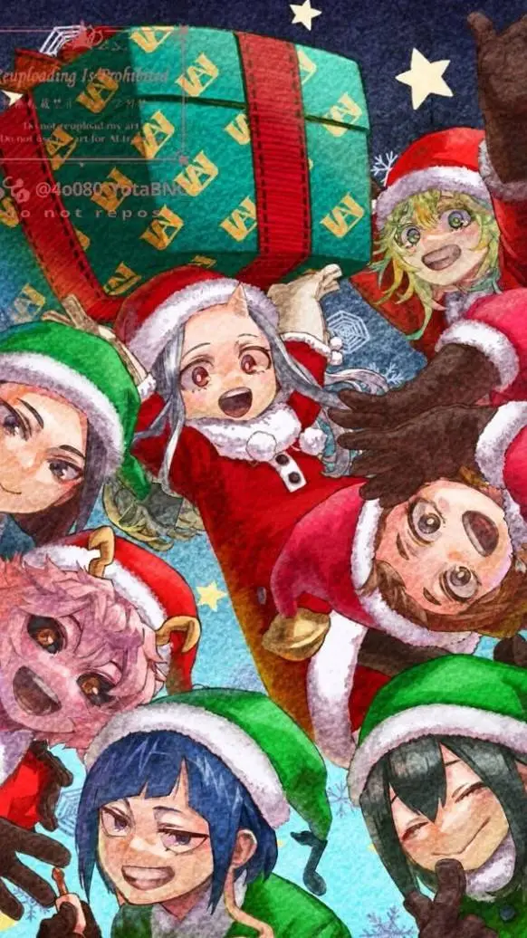 ai character: 🎄✧MHA Christmas✧🎄 background
