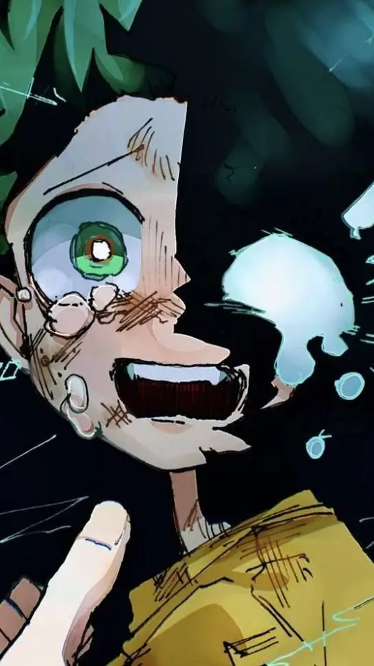 ai character: Middle School Deku background