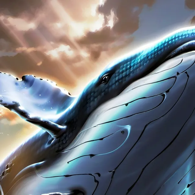 chat with ai character: whale sim